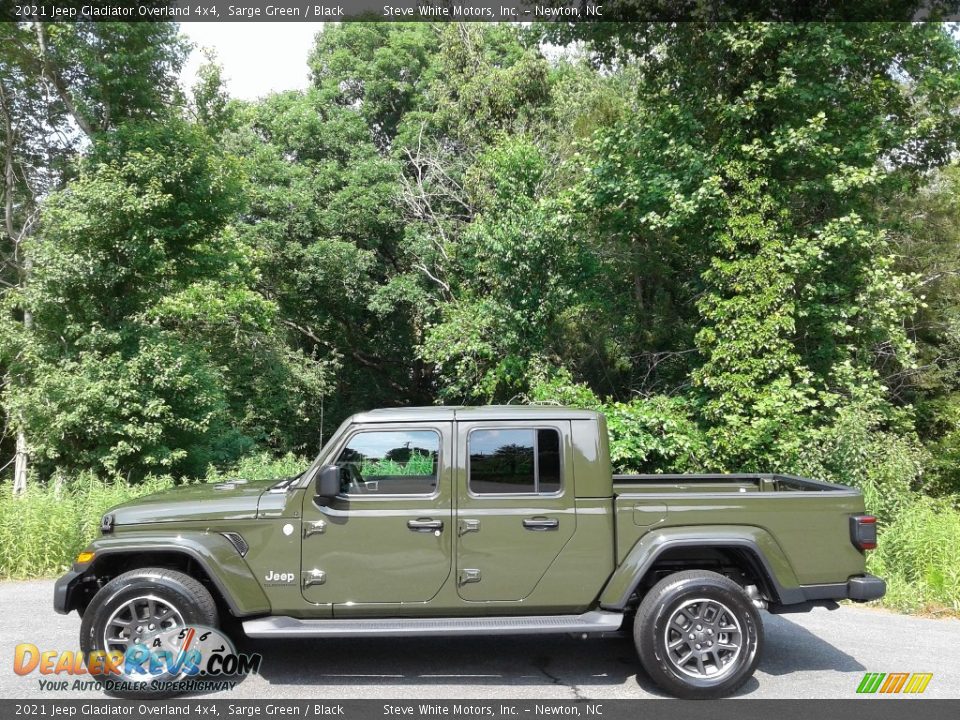 2021 Jeep Gladiator Overland 4x4 Sarge Green / Black Photo #1