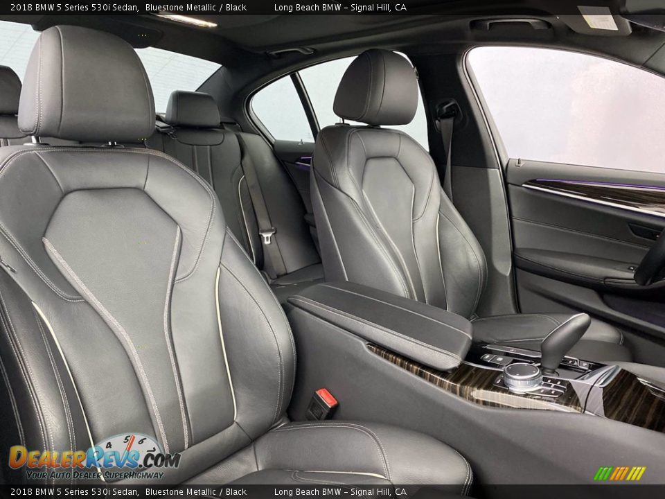 2018 BMW 5 Series 530i Sedan Bluestone Metallic / Black Photo #34