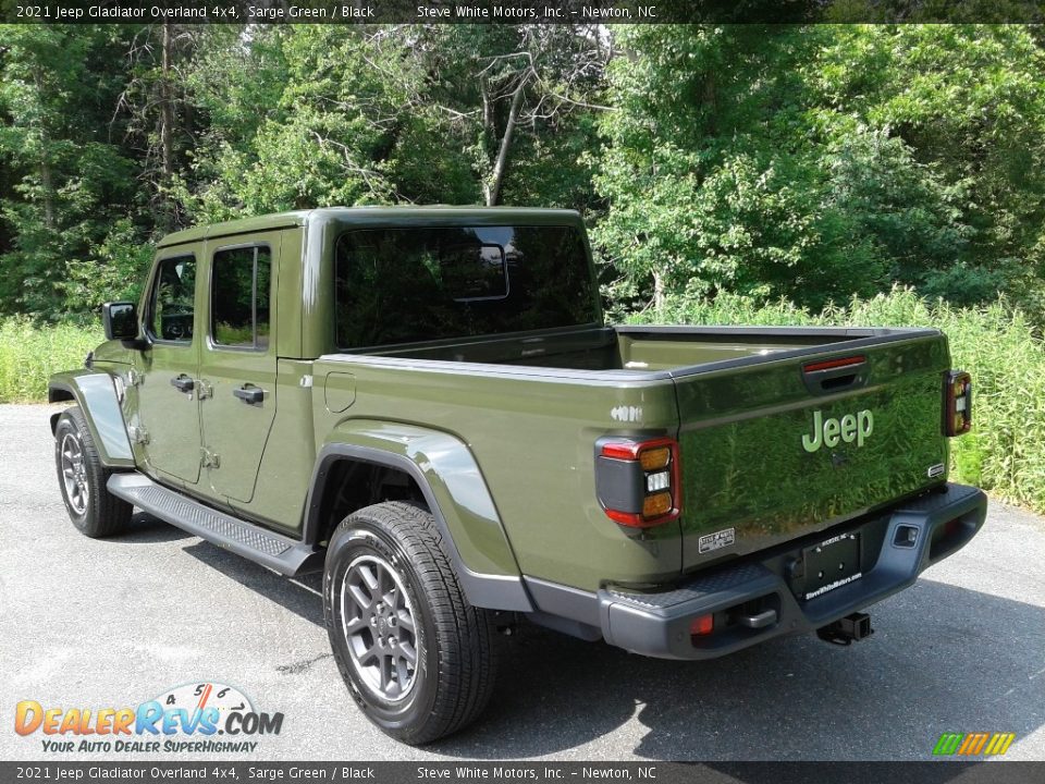 2021 Jeep Gladiator Overland 4x4 Sarge Green / Black Photo #4