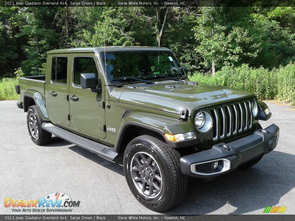 2021 Jeep Gladiator Overland 4x4 Sarge Green / Black Photo #5