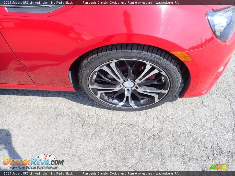 2015 Subaru BRZ Limited Lightning Red / Black Photo #9