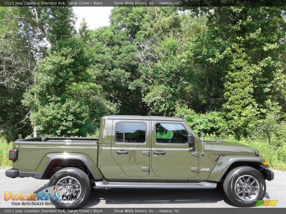 2021 Jeep Gladiator Overland 4x4 Sarge Green / Black Photo #6