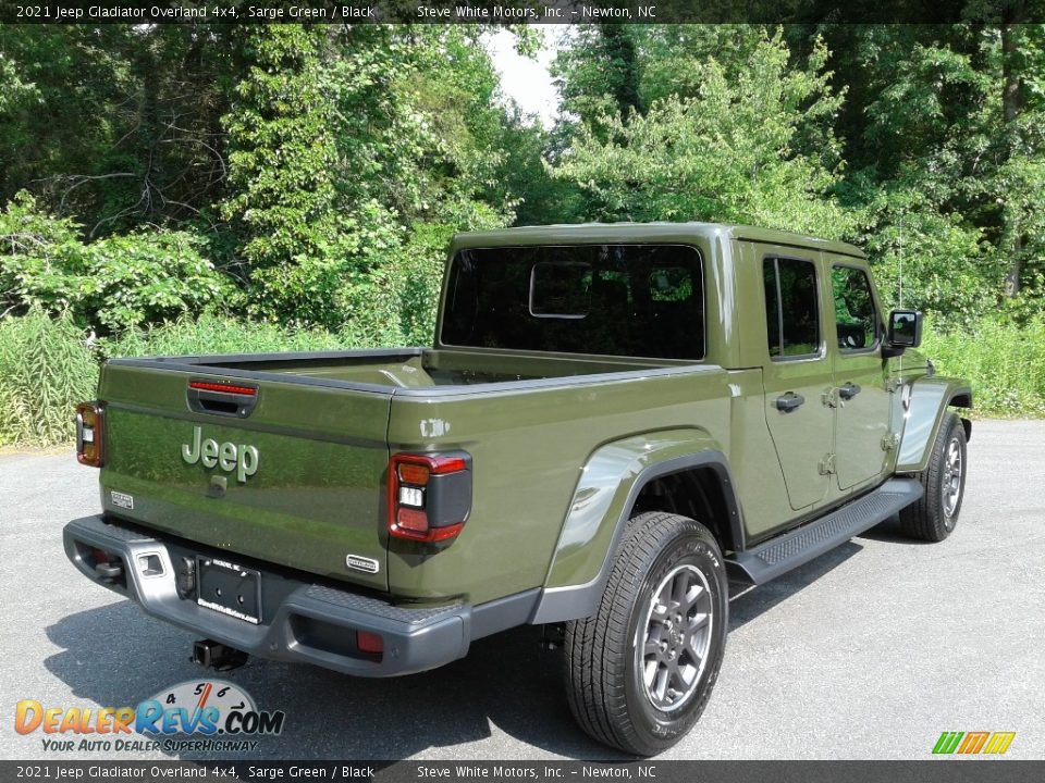 2021 Jeep Gladiator Overland 4x4 Sarge Green / Black Photo #7
