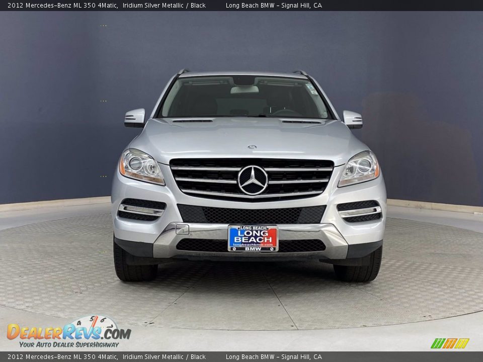 2012 Mercedes-Benz ML 350 4Matic Iridium Silver Metallic / Black Photo #2