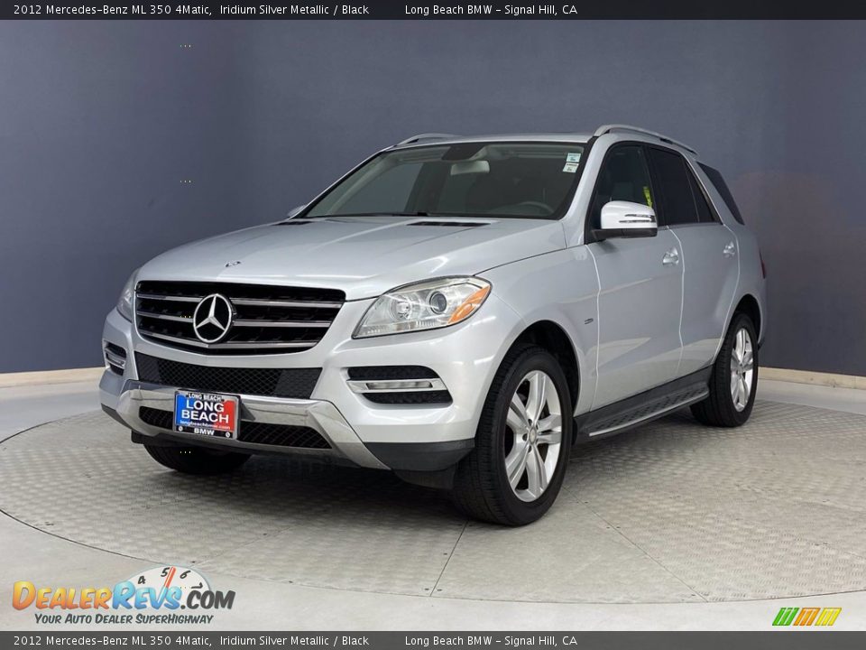 2012 Mercedes-Benz ML 350 4Matic Iridium Silver Metallic / Black Photo #3