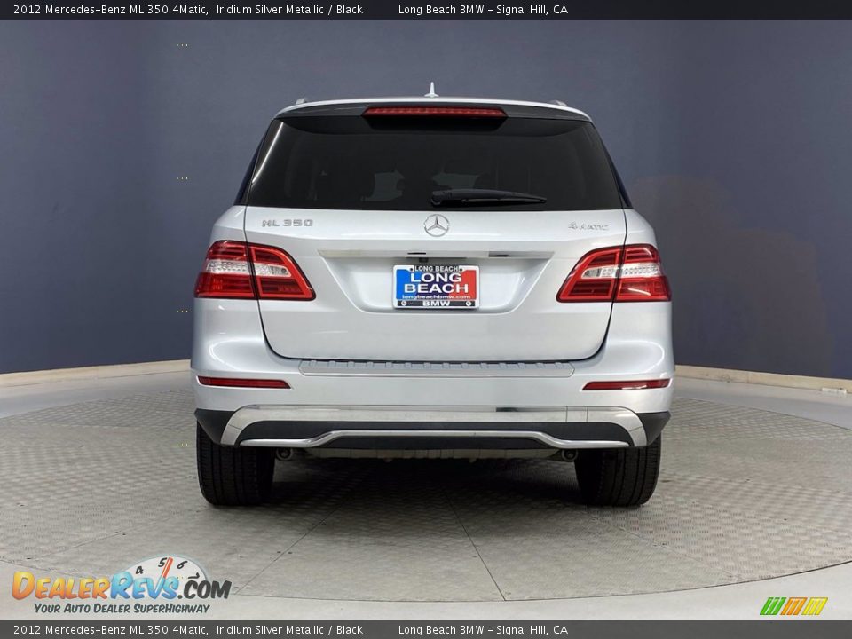 2012 Mercedes-Benz ML 350 4Matic Iridium Silver Metallic / Black Photo #4