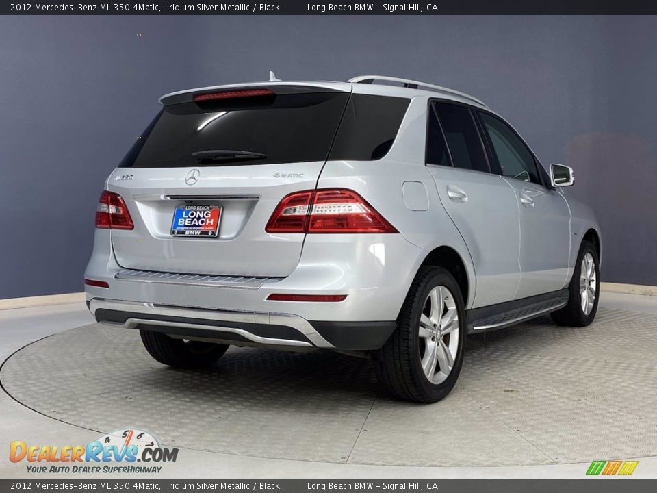 2012 Mercedes-Benz ML 350 4Matic Iridium Silver Metallic / Black Photo #5