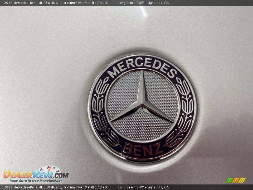 2012 Mercedes-Benz ML 350 4Matic Iridium Silver Metallic / Black Photo #8