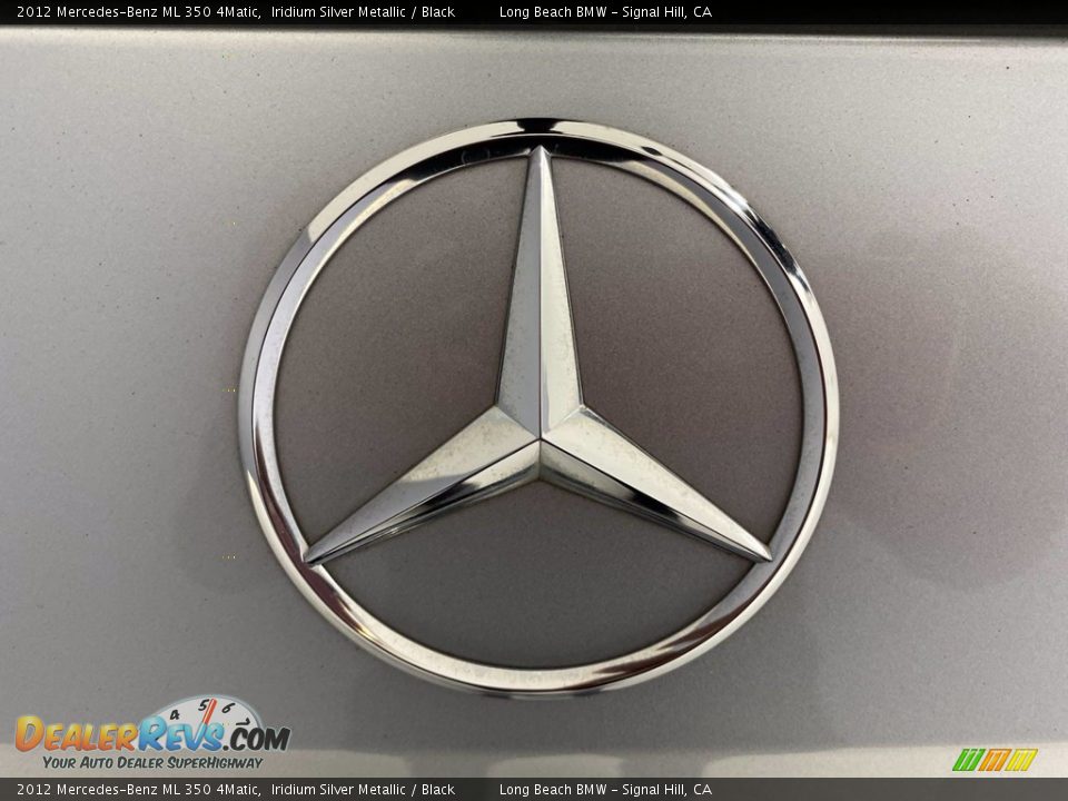 2012 Mercedes-Benz ML 350 4Matic Iridium Silver Metallic / Black Photo #10