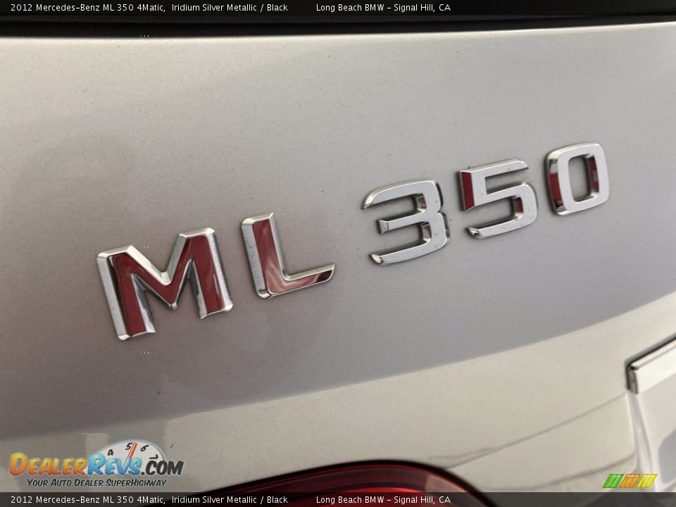 2012 Mercedes-Benz ML 350 4Matic Iridium Silver Metallic / Black Photo #11
