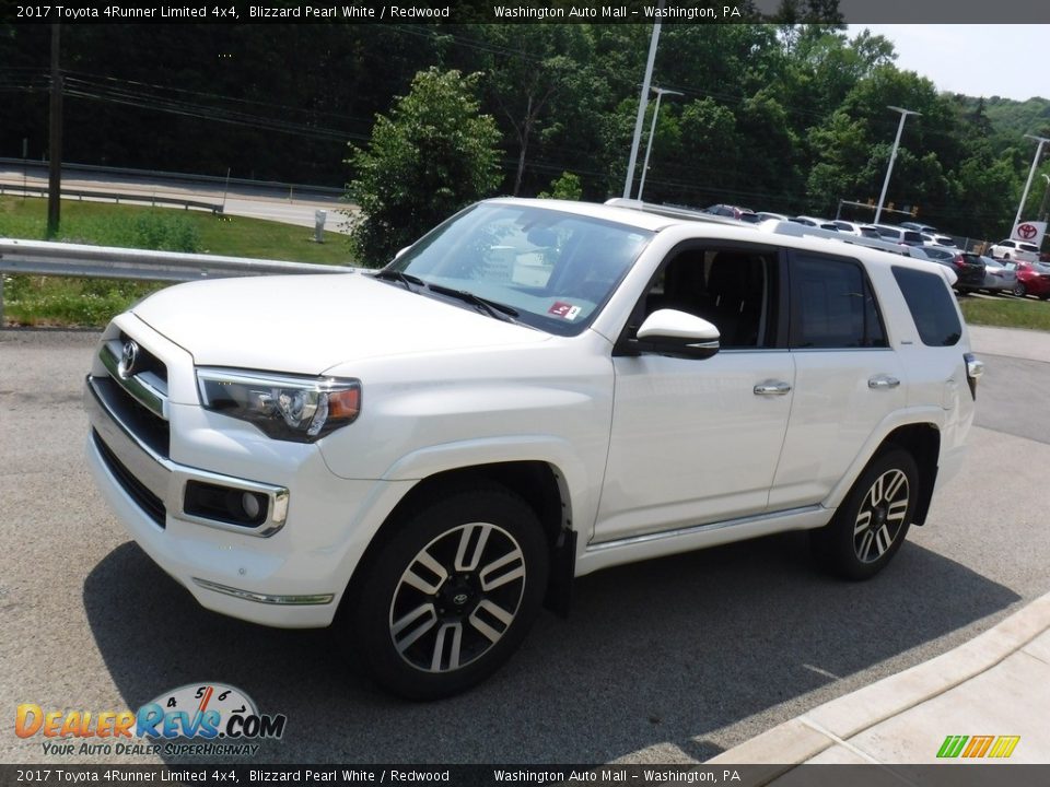 2017 Toyota 4Runner Limited 4x4 Blizzard Pearl White / Redwood Photo #9