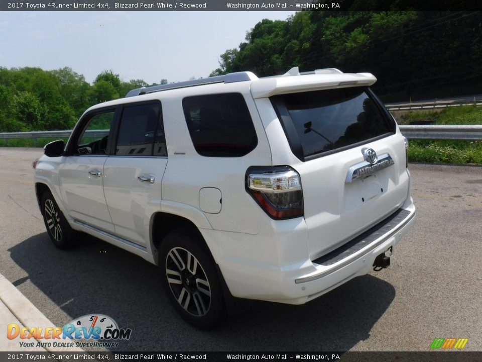 2017 Toyota 4Runner Limited 4x4 Blizzard Pearl White / Redwood Photo #11