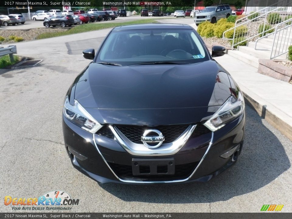 2017 Nissan Maxima SL Super Black / Charcoal Photo #12