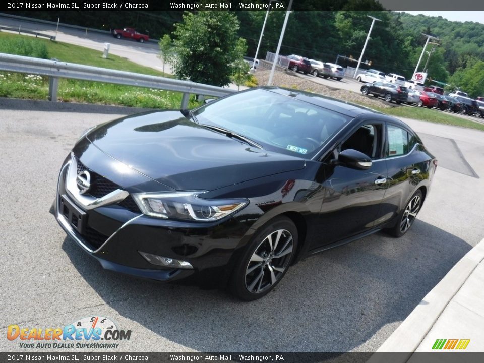 2017 Nissan Maxima SL Super Black / Charcoal Photo #13