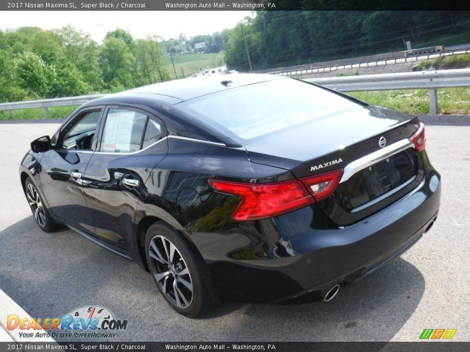 2017 Nissan Maxima SL Super Black / Charcoal Photo #15