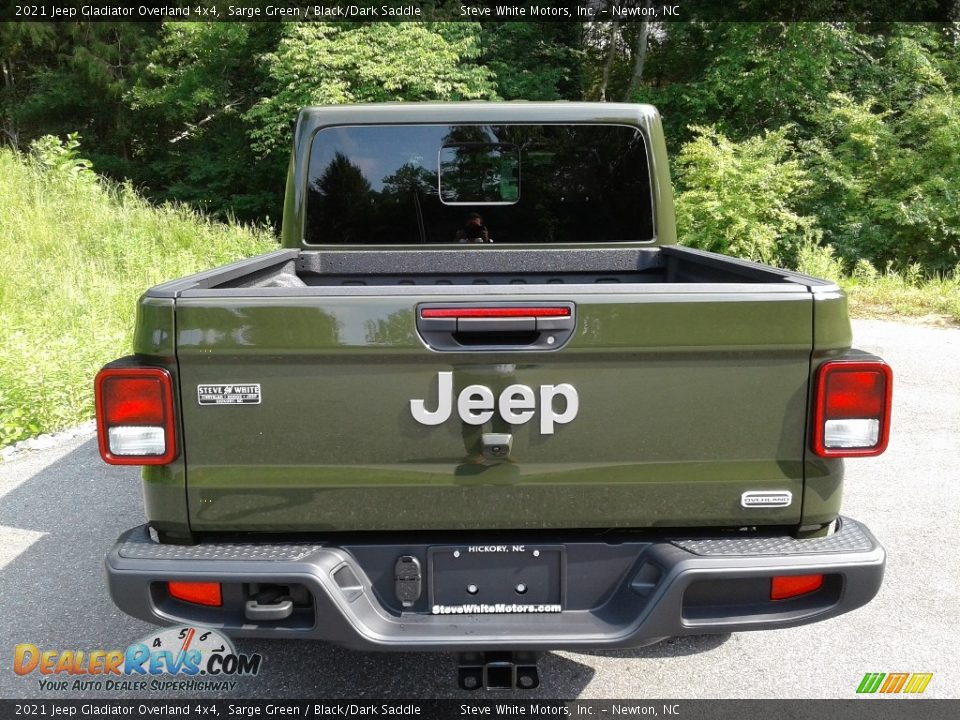 2021 Jeep Gladiator Overland 4x4 Sarge Green / Black/Dark Saddle Photo #7