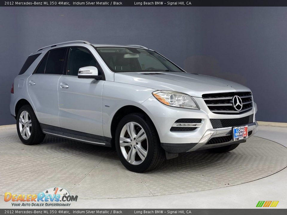 2012 Mercedes-Benz ML 350 4Matic Iridium Silver Metallic / Black Photo #36