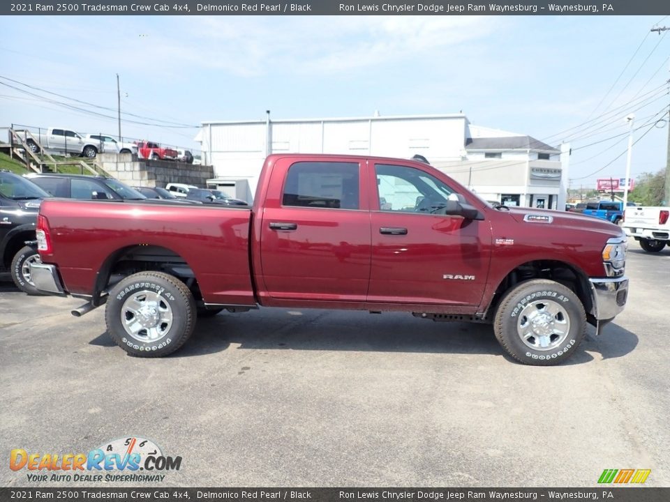 2021 Ram 2500 Tradesman Crew Cab 4x4 Delmonico Red Pearl / Black Photo #6