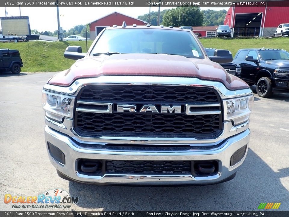 2021 Ram 2500 Tradesman Crew Cab 4x4 Delmonico Red Pearl / Black Photo #8