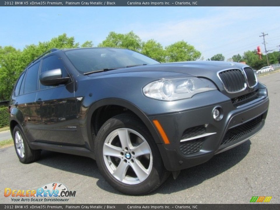 2012 BMW X5 xDrive35i Premium Platinum Gray Metallic / Black Photo #1