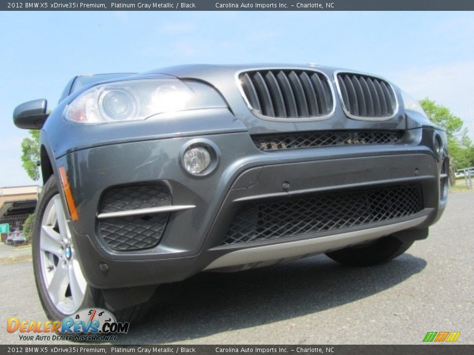 2012 BMW X5 xDrive35i Premium Platinum Gray Metallic / Black Photo #2