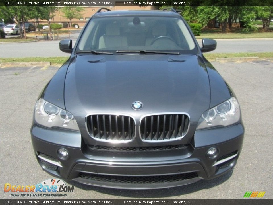 2012 BMW X5 xDrive35i Premium Platinum Gray Metallic / Black Photo #5