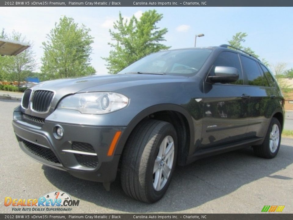 2012 BMW X5 xDrive35i Premium Platinum Gray Metallic / Black Photo #6