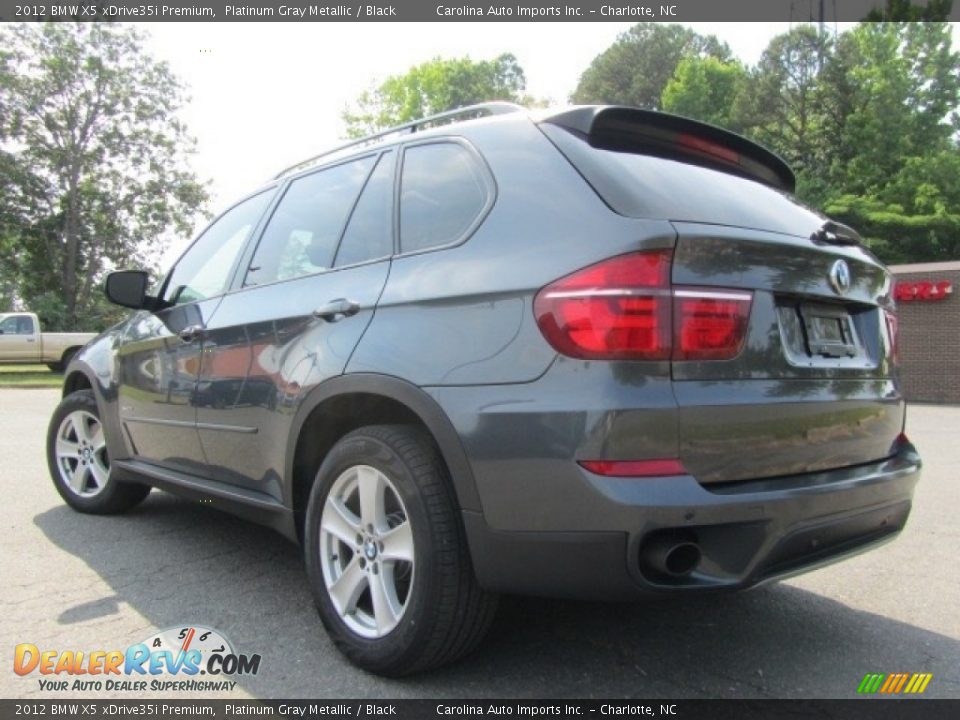 2012 BMW X5 xDrive35i Premium Platinum Gray Metallic / Black Photo #8