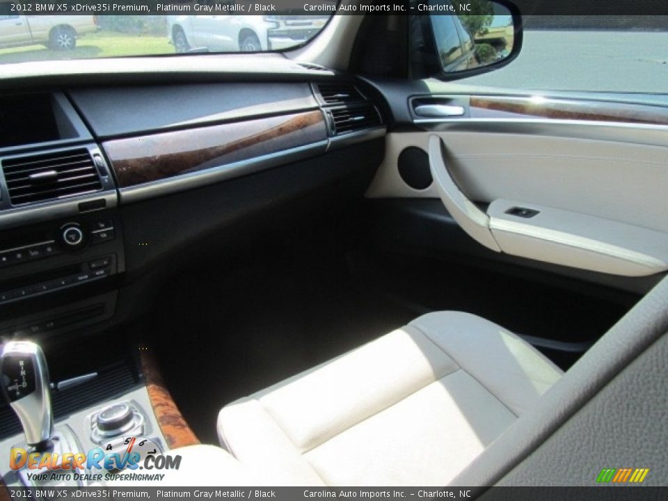 2012 BMW X5 xDrive35i Premium Platinum Gray Metallic / Black Photo #14