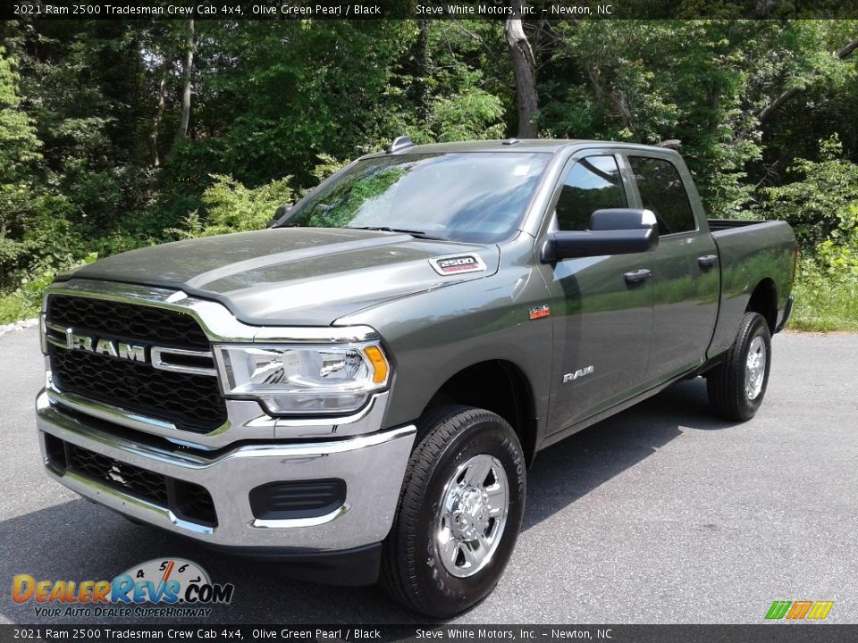 2021 Ram 2500 Tradesman Crew Cab 4x4 Olive Green Pearl / Black Photo #2