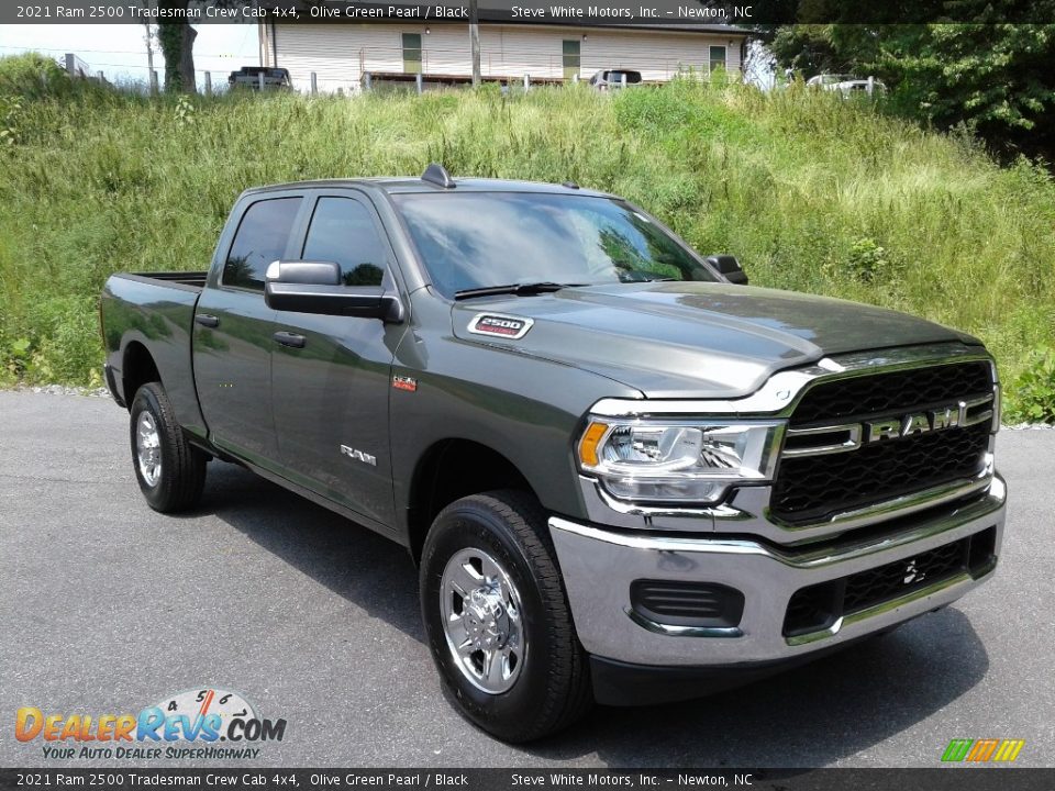 2021 Ram 2500 Tradesman Crew Cab 4x4 Olive Green Pearl / Black Photo #4