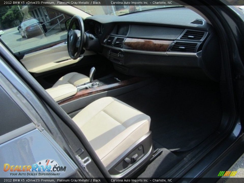 2012 BMW X5 xDrive35i Premium Platinum Gray Metallic / Black Photo #21
