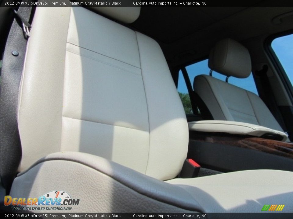 2012 BMW X5 xDrive35i Premium Platinum Gray Metallic / Black Photo #22