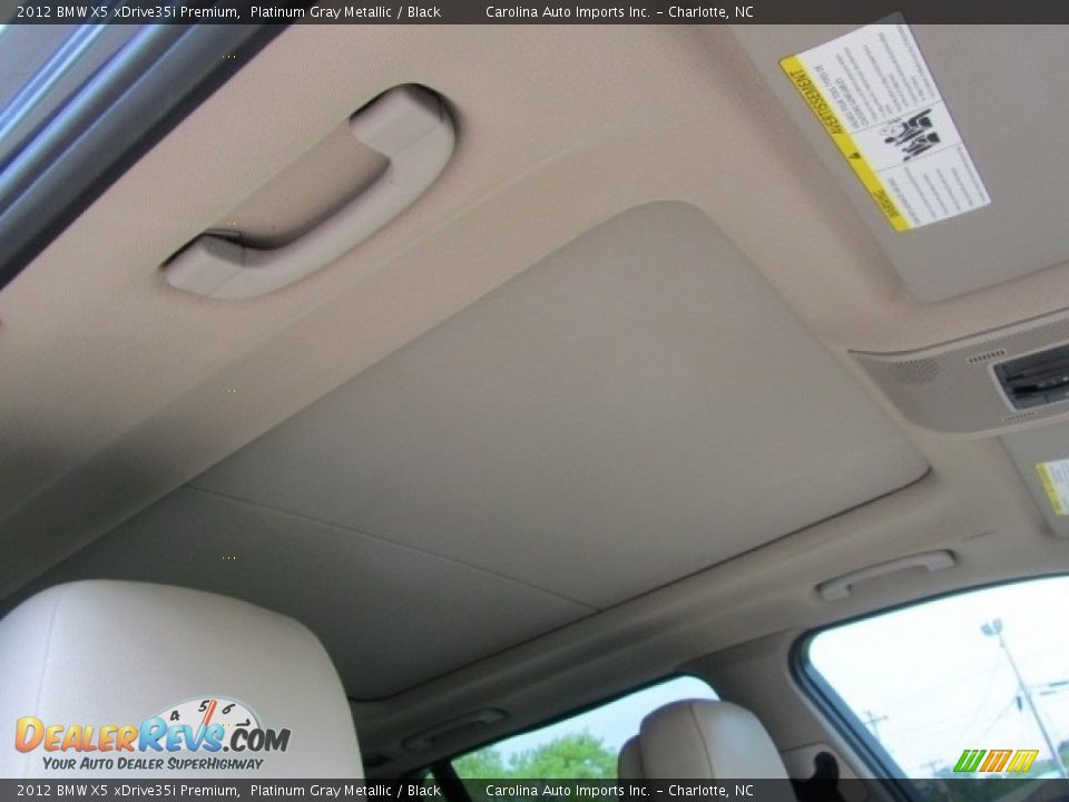 2012 BMW X5 xDrive35i Premium Platinum Gray Metallic / Black Photo #23