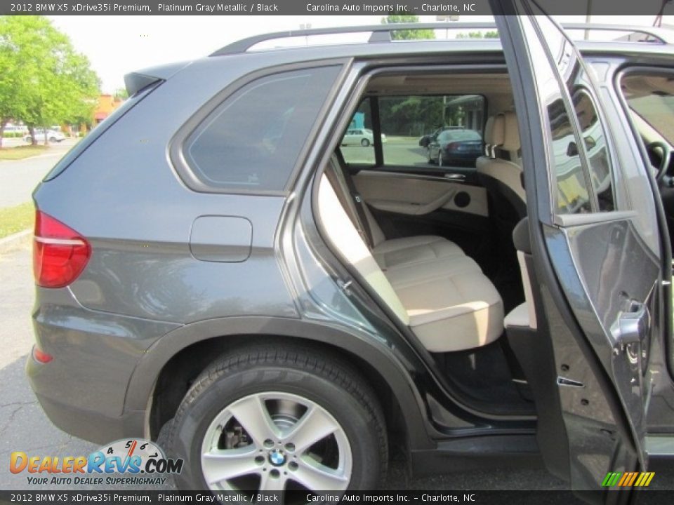 2012 BMW X5 xDrive35i Premium Platinum Gray Metallic / Black Photo #25