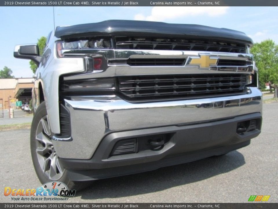 2019 Chevrolet Silverado 1500 LT Crew Cab 4WD Silver Ice Metallic / Jet Black Photo #2