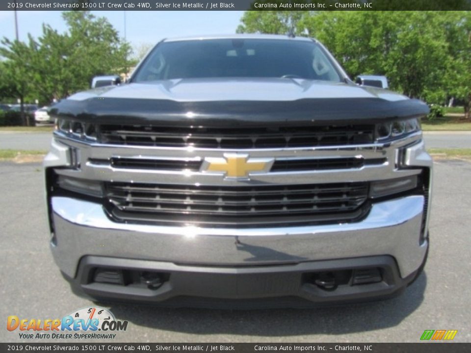 2019 Chevrolet Silverado 1500 LT Crew Cab 4WD Silver Ice Metallic / Jet Black Photo #4