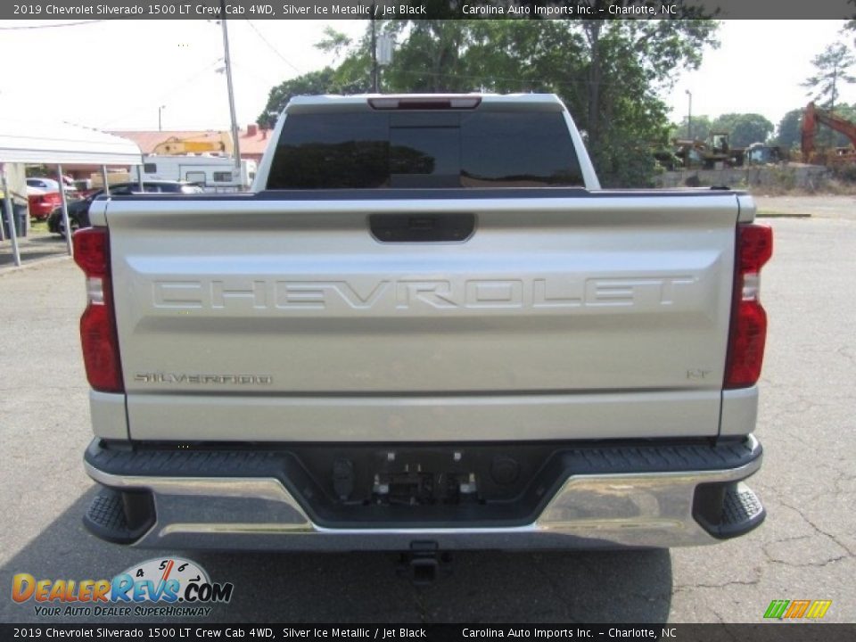 2019 Chevrolet Silverado 1500 LT Crew Cab 4WD Silver Ice Metallic / Jet Black Photo #9