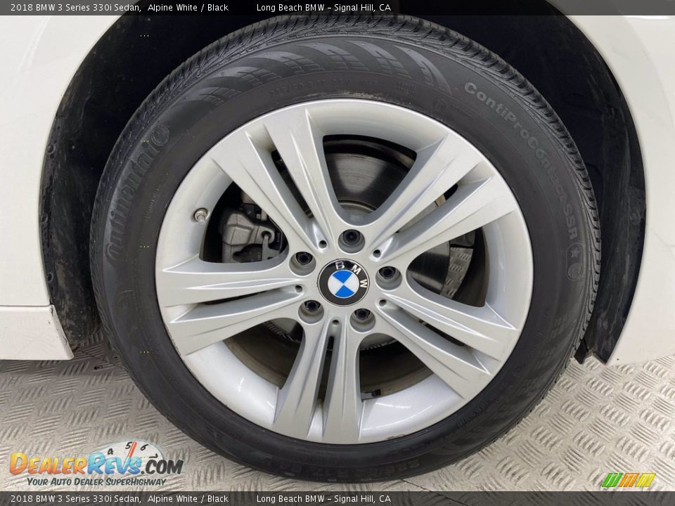 2018 BMW 3 Series 330i Sedan Alpine White / Black Photo #6