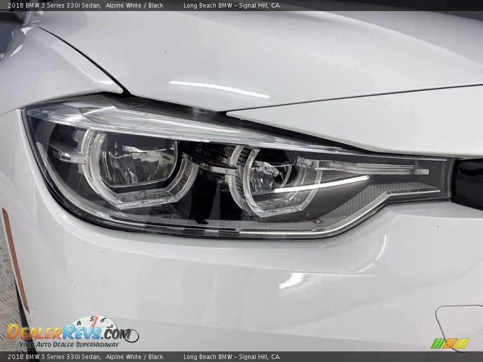 2018 BMW 3 Series 330i Sedan Alpine White / Black Photo #7