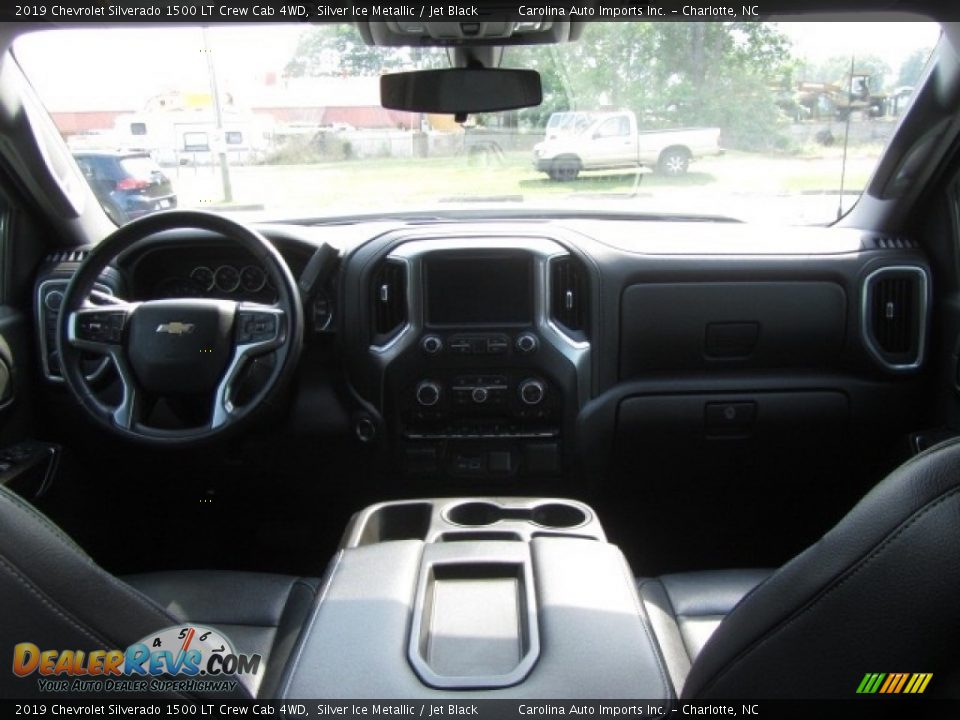 2019 Chevrolet Silverado 1500 LT Crew Cab 4WD Silver Ice Metallic / Jet Black Photo #13