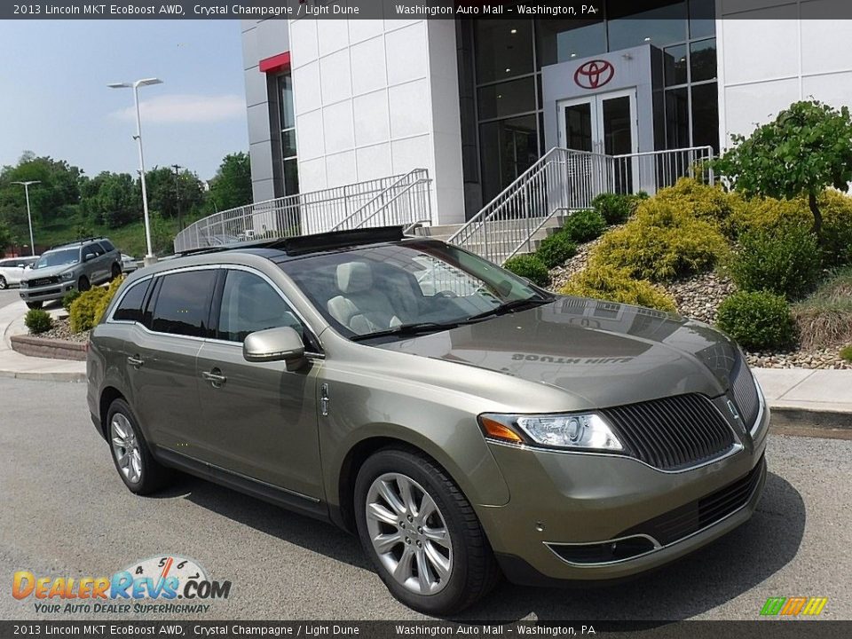 2013 Lincoln MKT EcoBoost AWD Crystal Champagne / Light Dune Photo #1