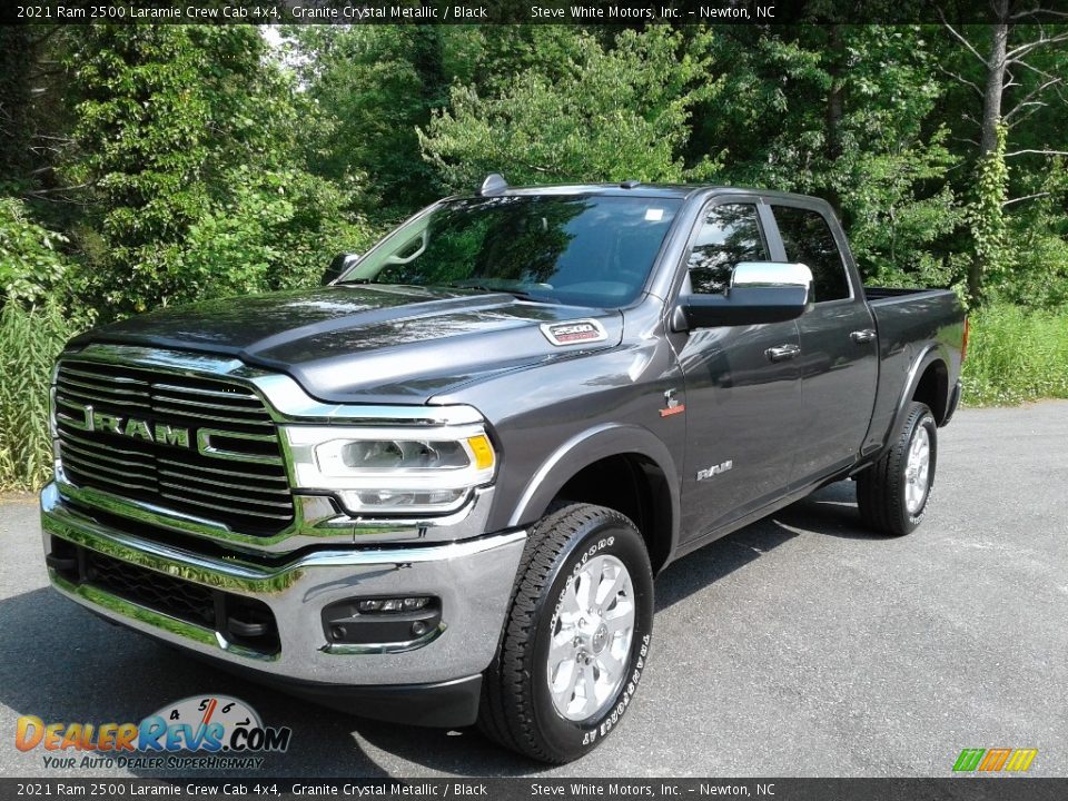 2021 Ram 2500 Laramie Crew Cab 4x4 Granite Crystal Metallic / Black Photo #2