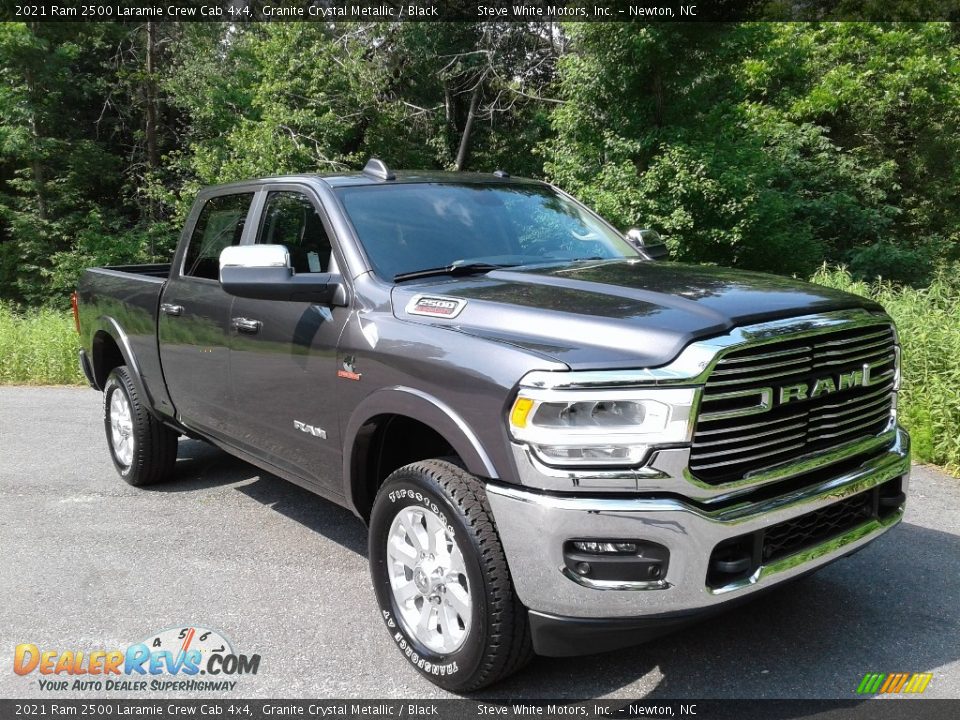 2021 Ram 2500 Laramie Crew Cab 4x4 Granite Crystal Metallic / Black Photo #4