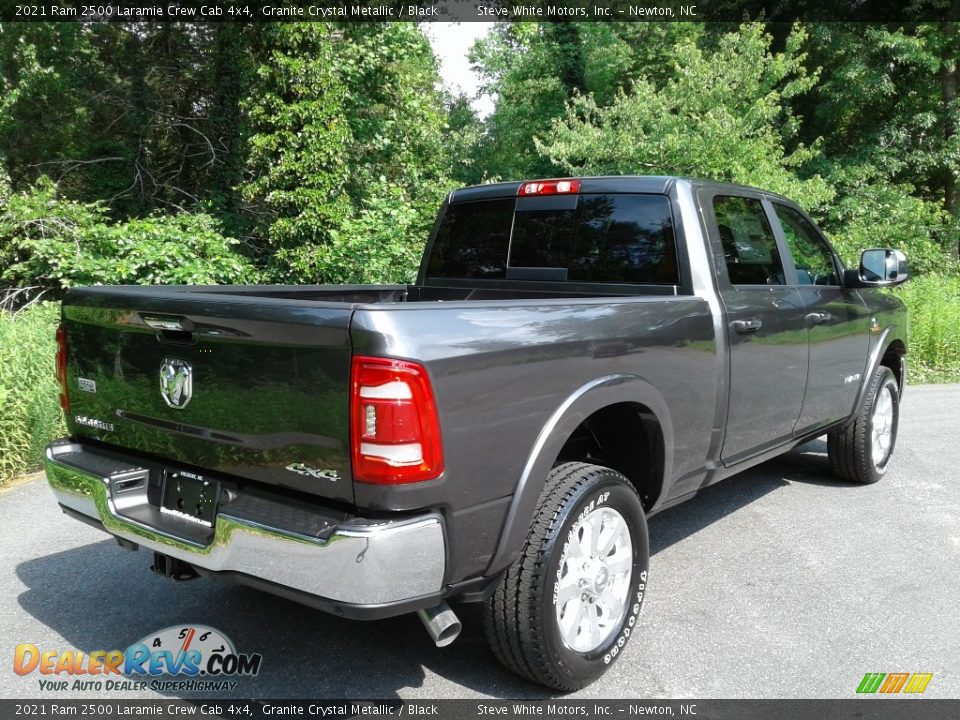 2021 Ram 2500 Laramie Crew Cab 4x4 Granite Crystal Metallic / Black Photo #6