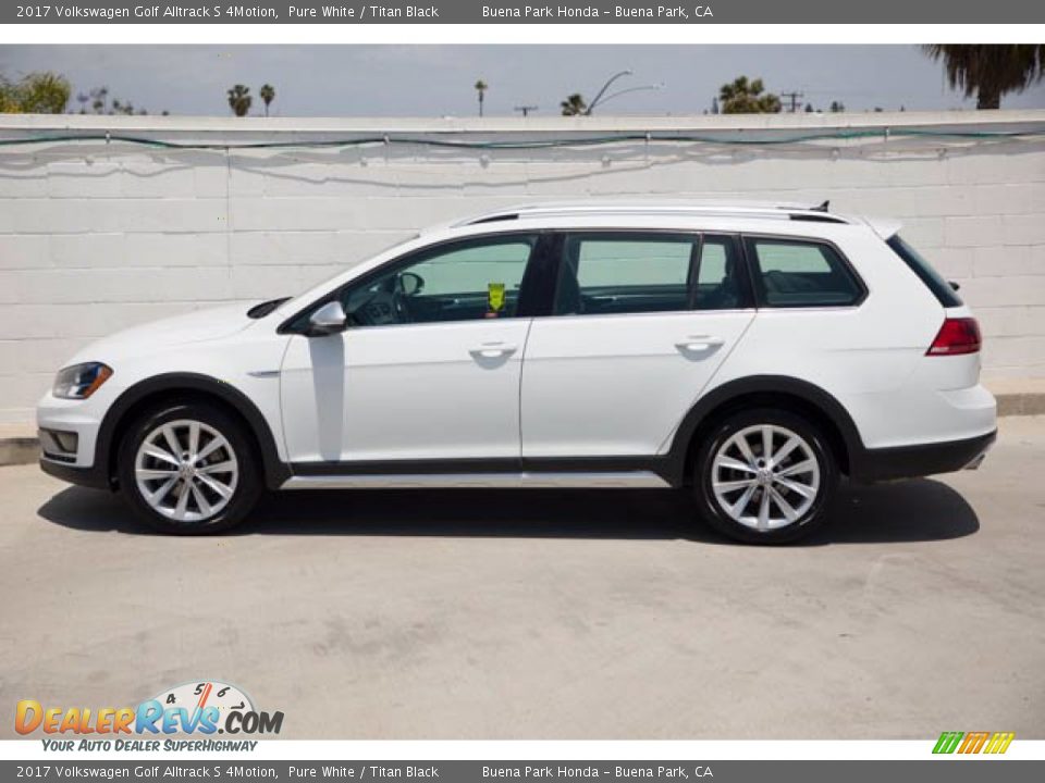 2017 Volkswagen Golf Alltrack S 4Motion Pure White / Titan Black Photo #8