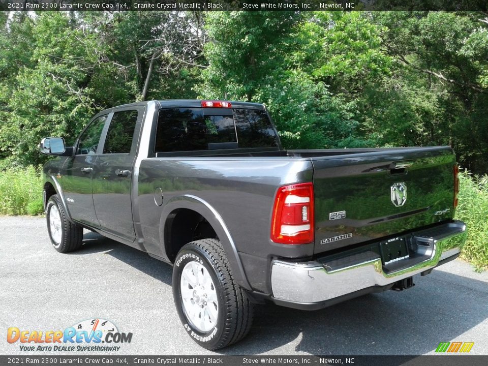 2021 Ram 2500 Laramie Crew Cab 4x4 Granite Crystal Metallic / Black Photo #9