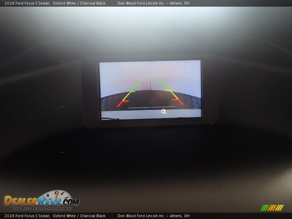 2018 Ford Focus S Sedan Oxford White / Charcoal Black Photo #2