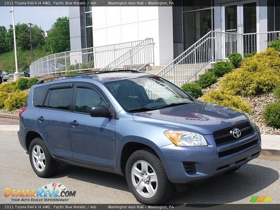 2011 Toyota RAV4 I4 4WD Pacific Blue Metallic / Ash Photo #1