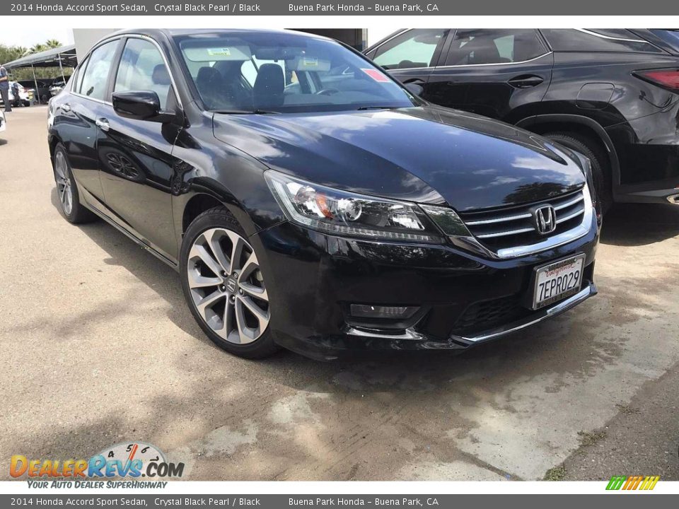 2014 Honda Accord Sport Sedan Crystal Black Pearl / Black Photo #2